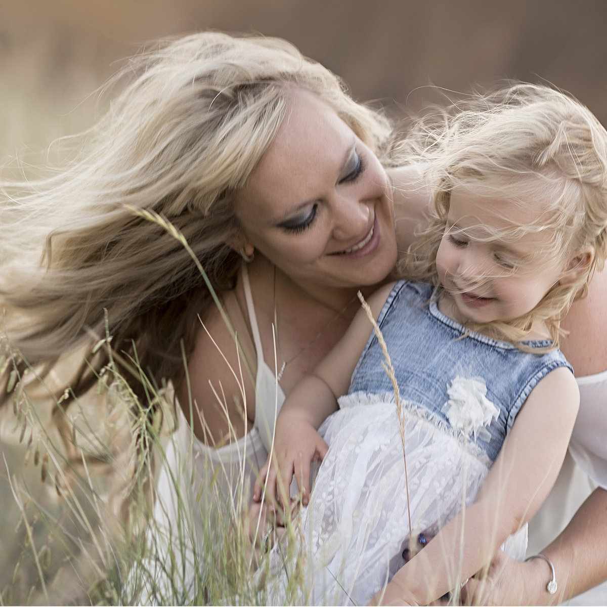 Family professional portrait photography  on-location in Central Oregon