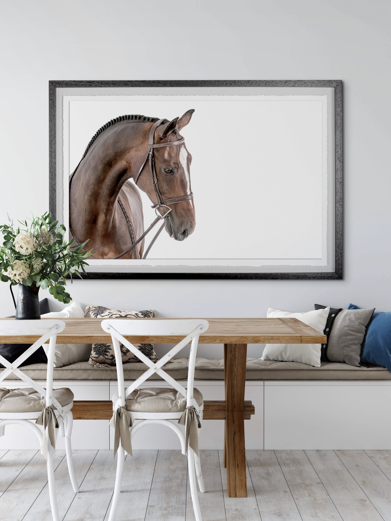 Horse Wall Art in Nook